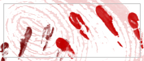 Bloody fingerprints Photoshop brushes