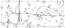 Doodle floral brush, Photoshop