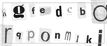 Ransom note, Photoshop brush