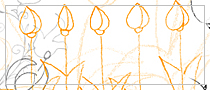 Photoshop brush - doodle,floral, free download