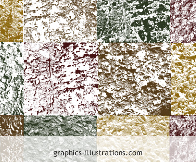 Photoshop brushes set: Stone textures