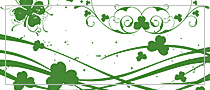 7 lite edition St. Patrick’s day Photoshop brushes (Photoshop 7.0, CS, CS2, CS3, CS4, CS5)
