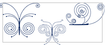 Lite edition: Photoshop 7.0 brushes - Butterflies Made of Swirls