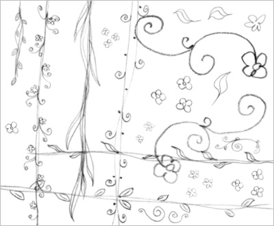 Photoshop Floral doodle brushes