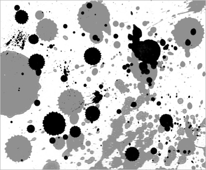 Download free “Splatter” brushes set for Photoshop (11 brushes) here