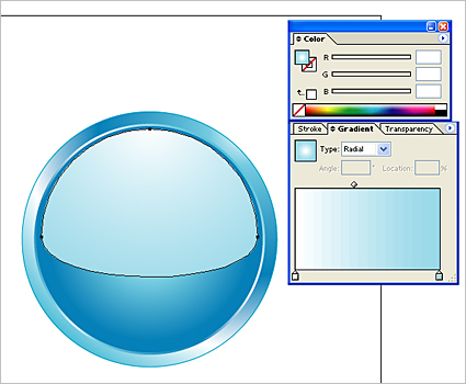 How to create a shiny Web 2.0 button in Illustrator