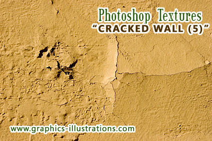 Photoshop Texture Brush: Cracked Wall