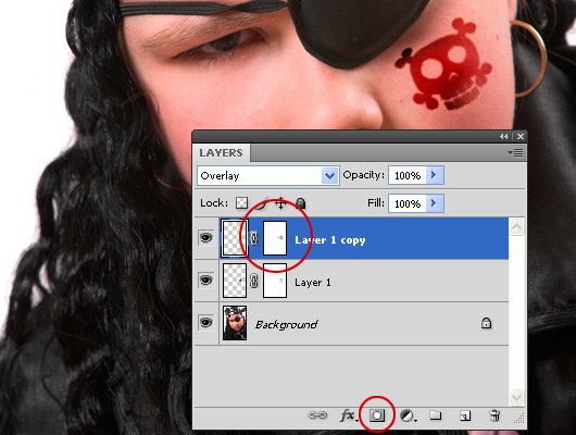 Applying Halloween after-party Photoshop brushes