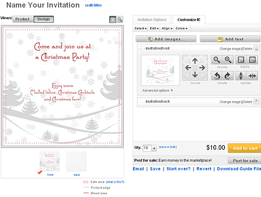 Creating Christmas Party Invitation /w Christmas Photoshop brushes (Part Two)