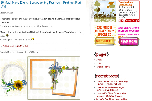 Digital Scrapbooking Source