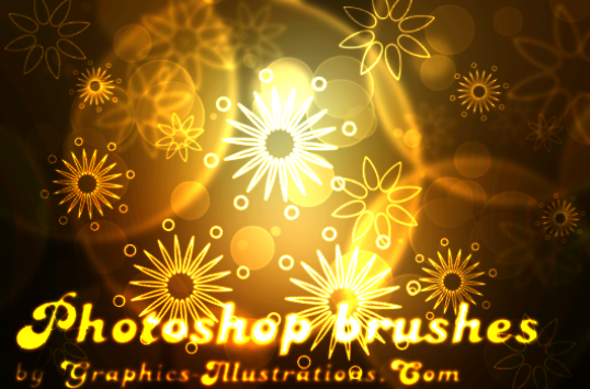 Photoshop brushes and Rubber Stamps