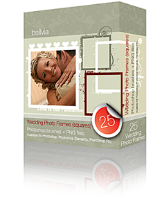 Wedding Photo Frames - Digital Stamps