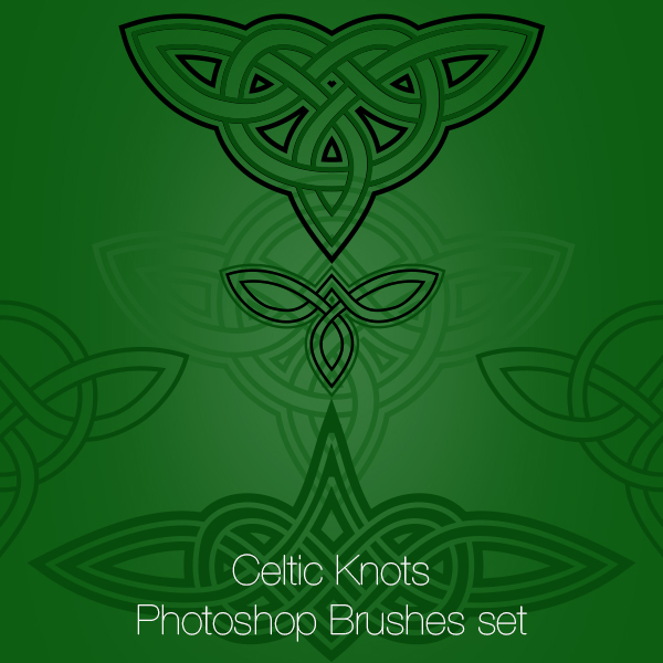 Celtic Knots Photoshop Brushes and PNGs