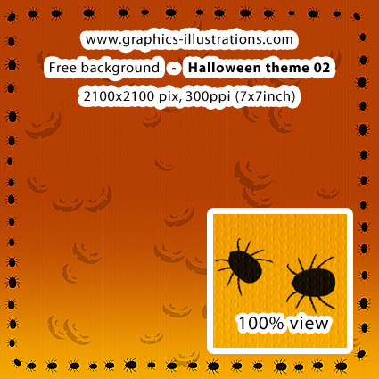 Free download, try before you buy: Halloween background, 2100x2100 px