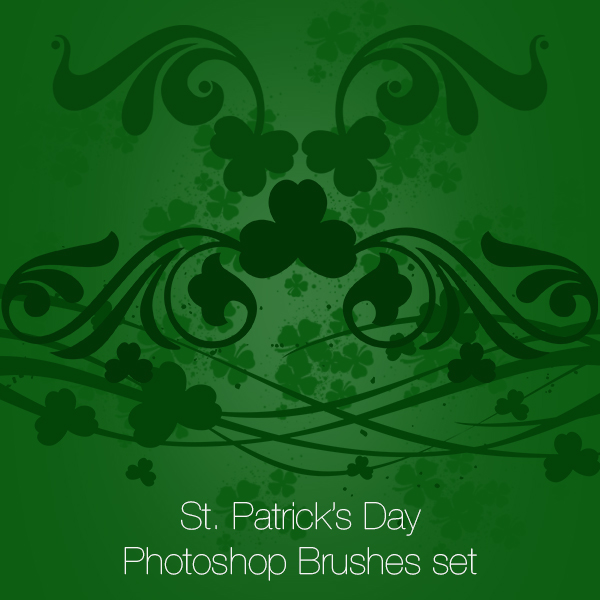 St. Patrick's Day Photoshop brushes