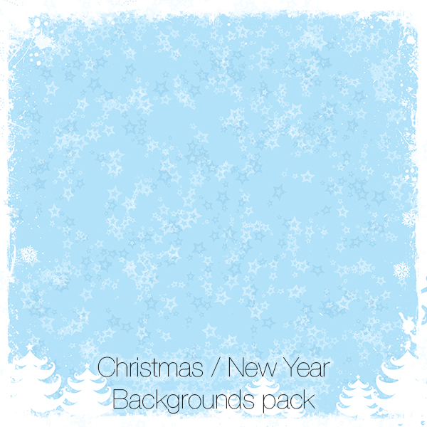 Christmas / New Year Backgrounds Pack