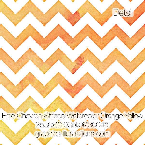 Free Chevron Stripes Watercolor Background, Orange Yellow