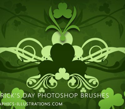 St. Patrick's Day themed Photoshop brushes