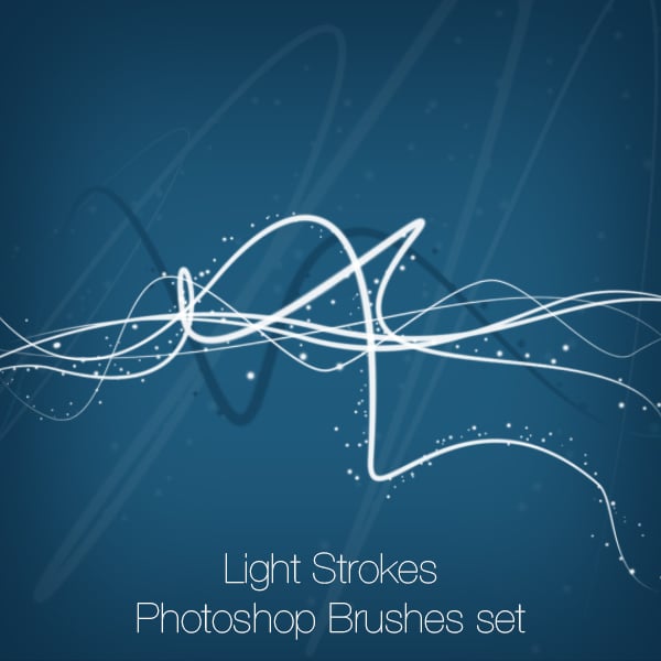 FREE Download LIght Strokes (Lightworks) Photoshop Brushes