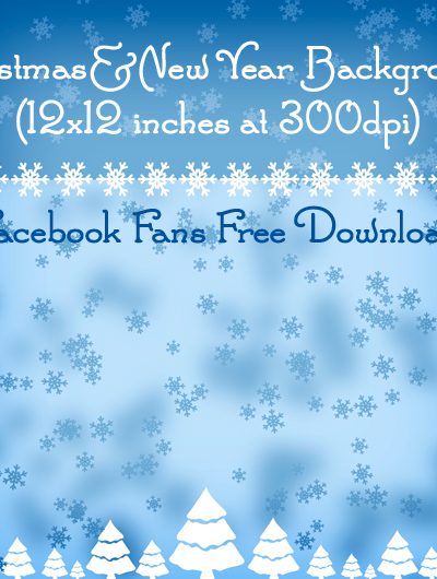 Christmas / New Year Background for Facebook GI Page Fans