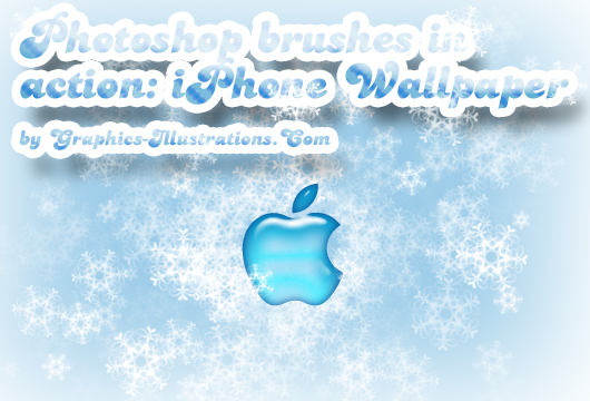 Photoshop Brushes in Action: iPhone Wallpaper