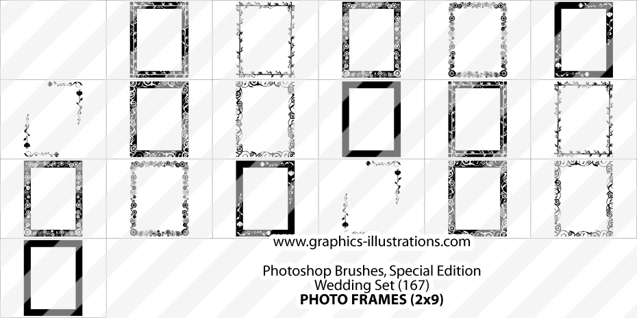 Photo Frames Photoshop Brushes