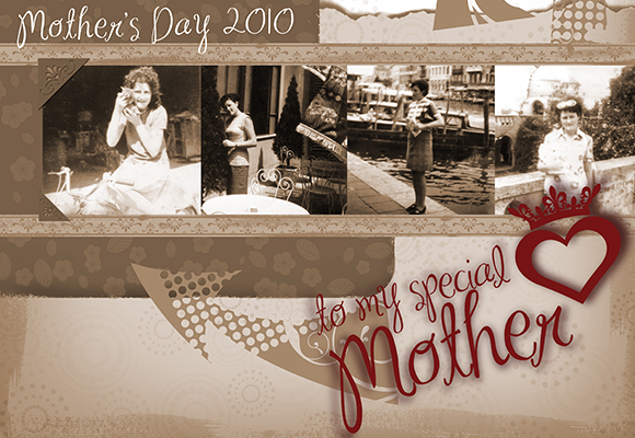 Mother's Day Photoshop Brushes - Digital Stamps