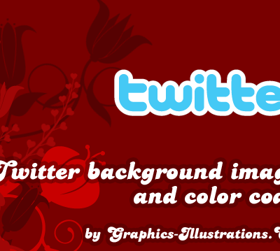 Twitter background images and color codes