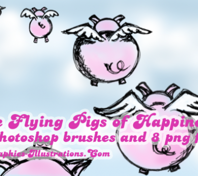 The Flying Pigs of Happiness, Photoshop Brushes