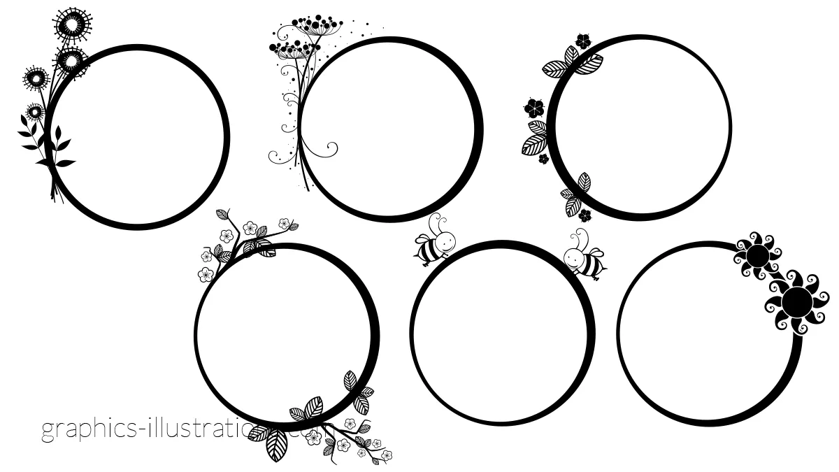 Summer Frames - Free Photoshop Brushes