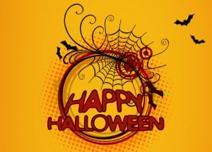 iPhone Skin Designs, Happy Halloween 2011 using Photoshop brushes