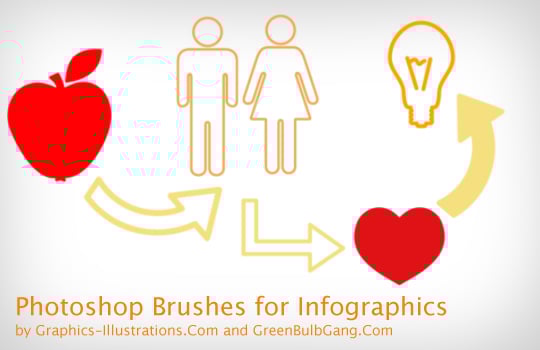 Photoshop Brushes for Infographics