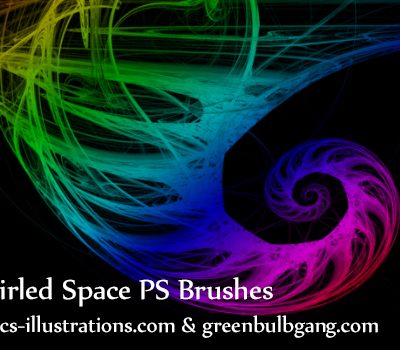 Photoshop brushes, Swirled Space