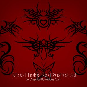 Tattoo Photoshop Brushes and PNGs