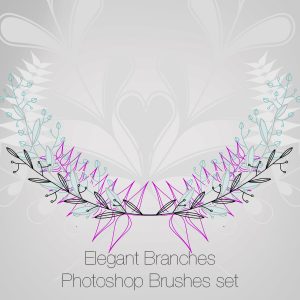 Elegant Branches Photoshop Brushes