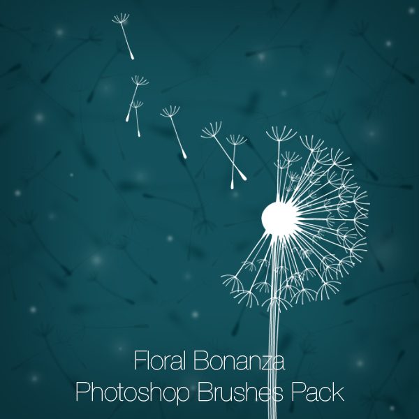 Floral Bonanza Photoshop Brushes Pack