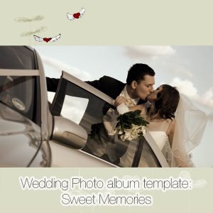Wedding Photo album template: Sweet Memories