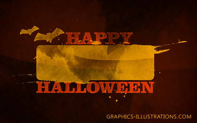Happy Halloween Watercolor Photoshop brushes and PNG files FREE