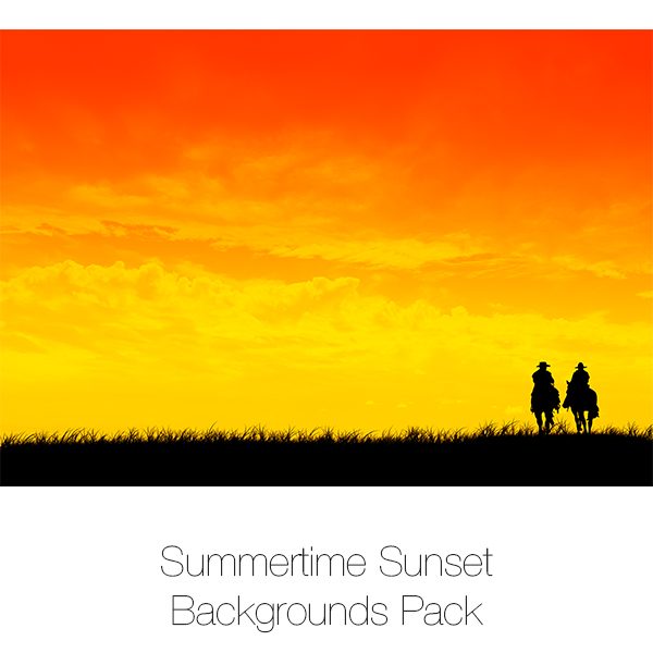 Summertime Sunset Backgrounds Pack