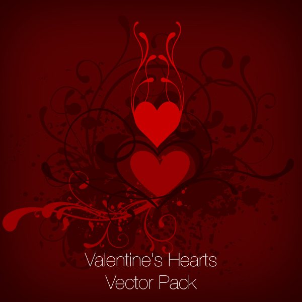 Valentine's Hearts Vector Set