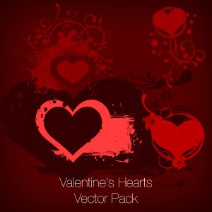 Valentine's Hearts Vector Set