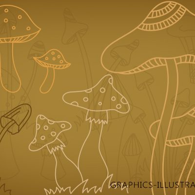 Mushrooms Photoshop brushes