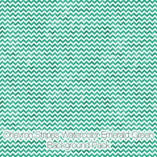 Chevron Stripes Watercolor Backgrounds Pack, Emerald Green