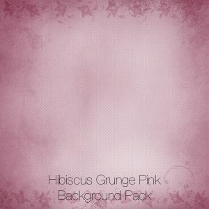 Hibiscus Grunge Pink Backgrounds Pack