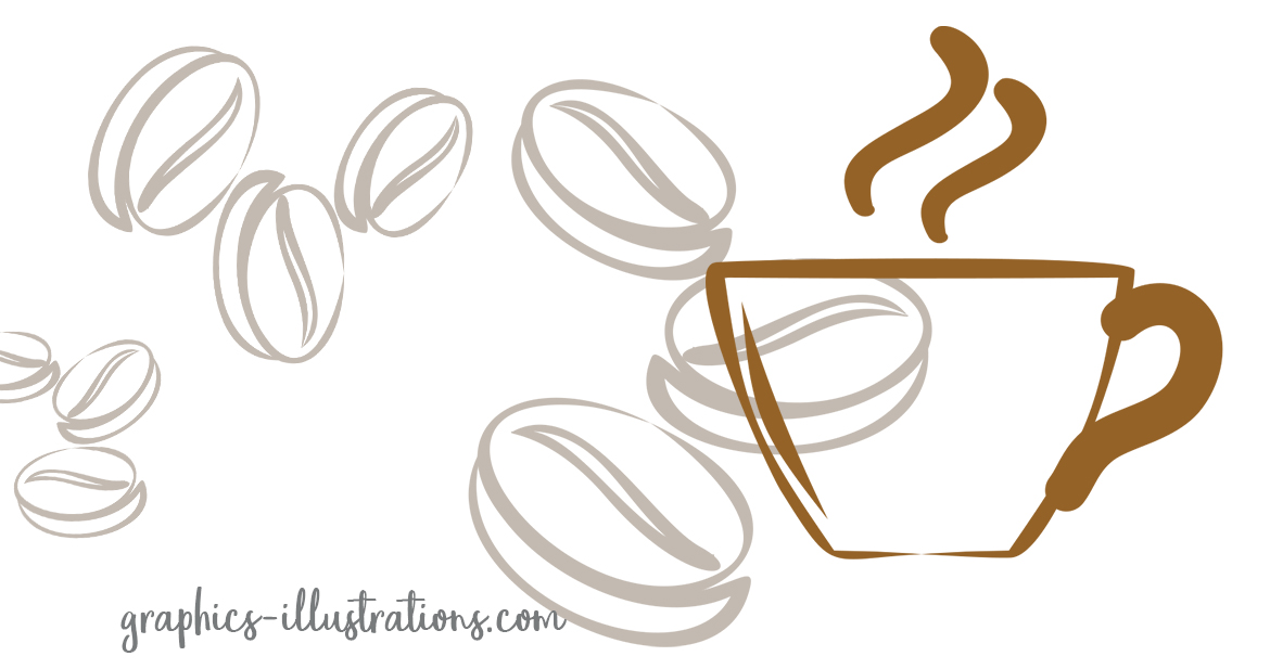 Coffee Set - 7 Photoshop brushes (two sizes: ) and 7 transparent PNG files - All Free! (CU OK)
