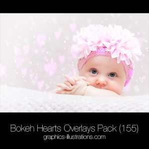 Bokeh Hearts Overlays (155)