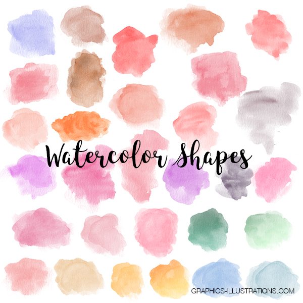 Watercolor Shapes