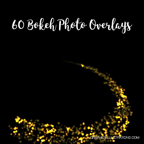 Bokeh Photo Overlays, Pack of 60