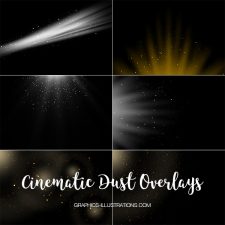 Cinematic Dust Photo Overlays