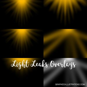 Light Leak Overlays For Photoshop Pack